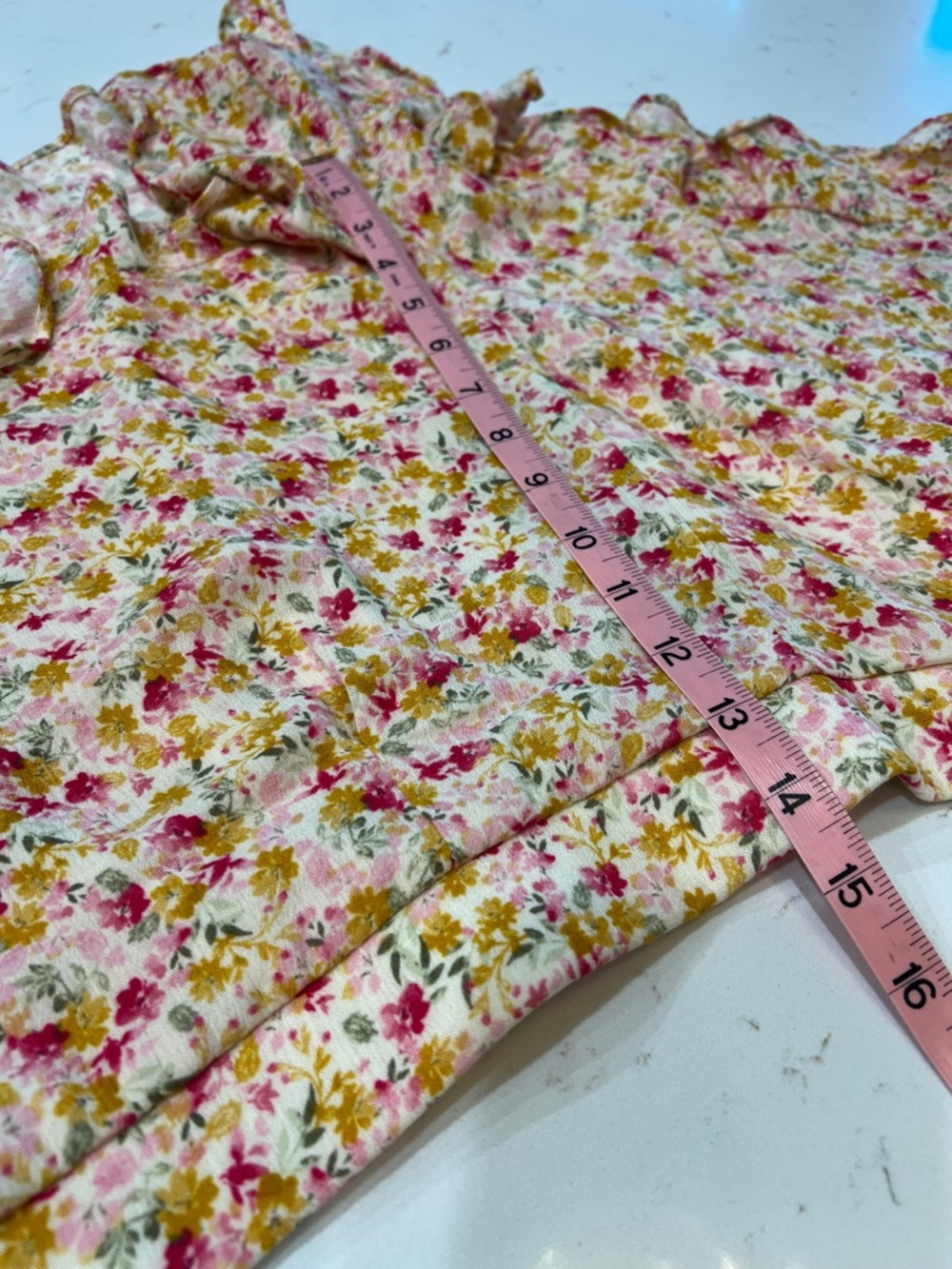 Torrid Sunshine Ditsy Floral Gauze Ruffle Shorts Pull-On 2X NWT - Picture 10 of 12